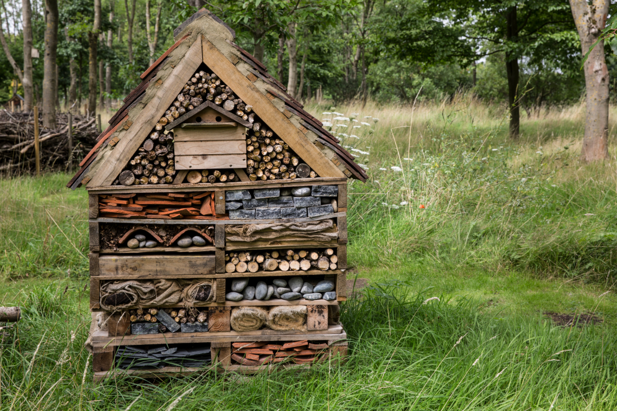 Lebensturm oder Insektenhotel